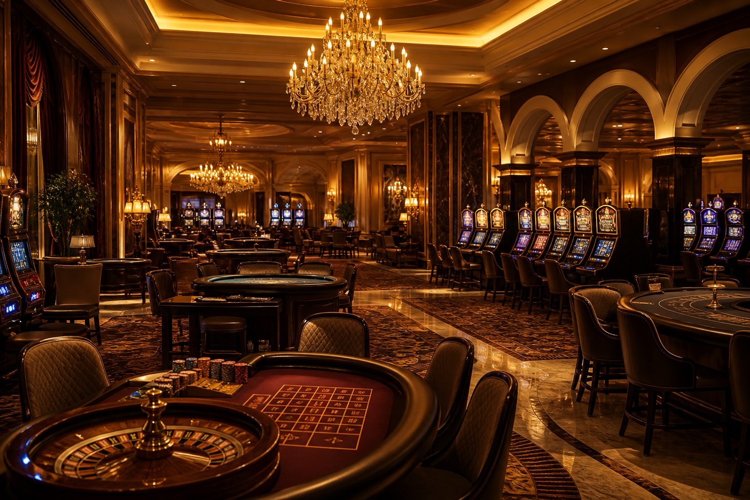 The casino floor at Hotel Hinava Casino Hotel, Warsaw